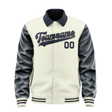 Custom Cream Navy Jacket