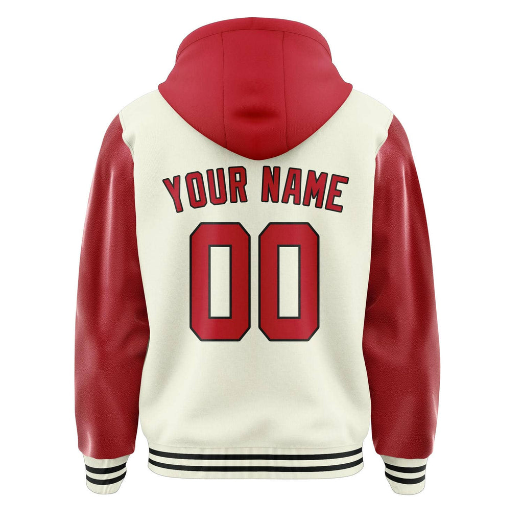 Custom Cream Red Jacket