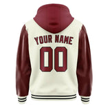 Custom Cream Crimson Red Jacket