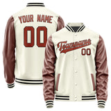 Custom Cream Coral Red Jacket