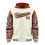 Custom Cream Coral Red Jacket