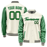 Custom Cream Emerald Green Jacket