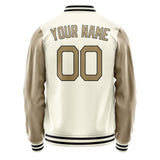 Custom Cream Light Khaki Jacket JA0303250317B21725