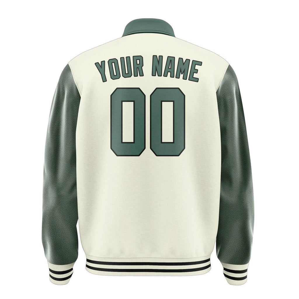 Custom Cream Blue Green Jacket