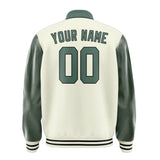 Custom Cream Blue Green Jacket