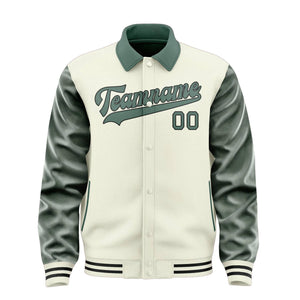 Custom Cream Blue Green Jacket