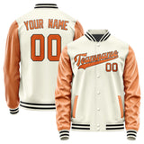 Custom Cream Orange Jacket