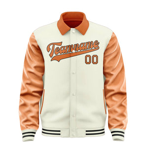 Custom Cream Orange Jacket
