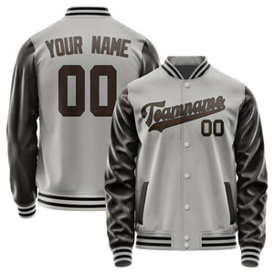 Custom Gray Brown Jacket JA0404010417B31701