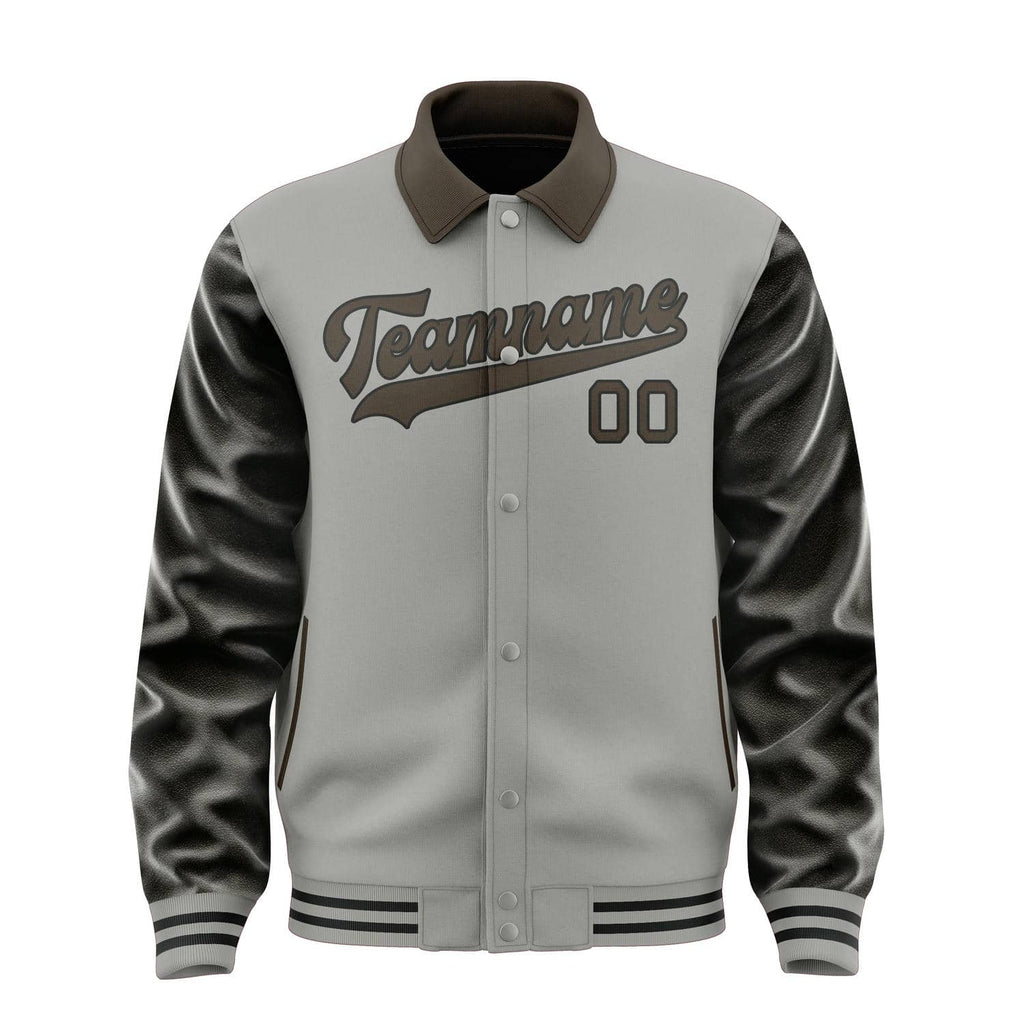 Custom Gray Brown Jacket
