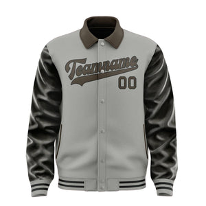Custom Gray Brown Jacket
