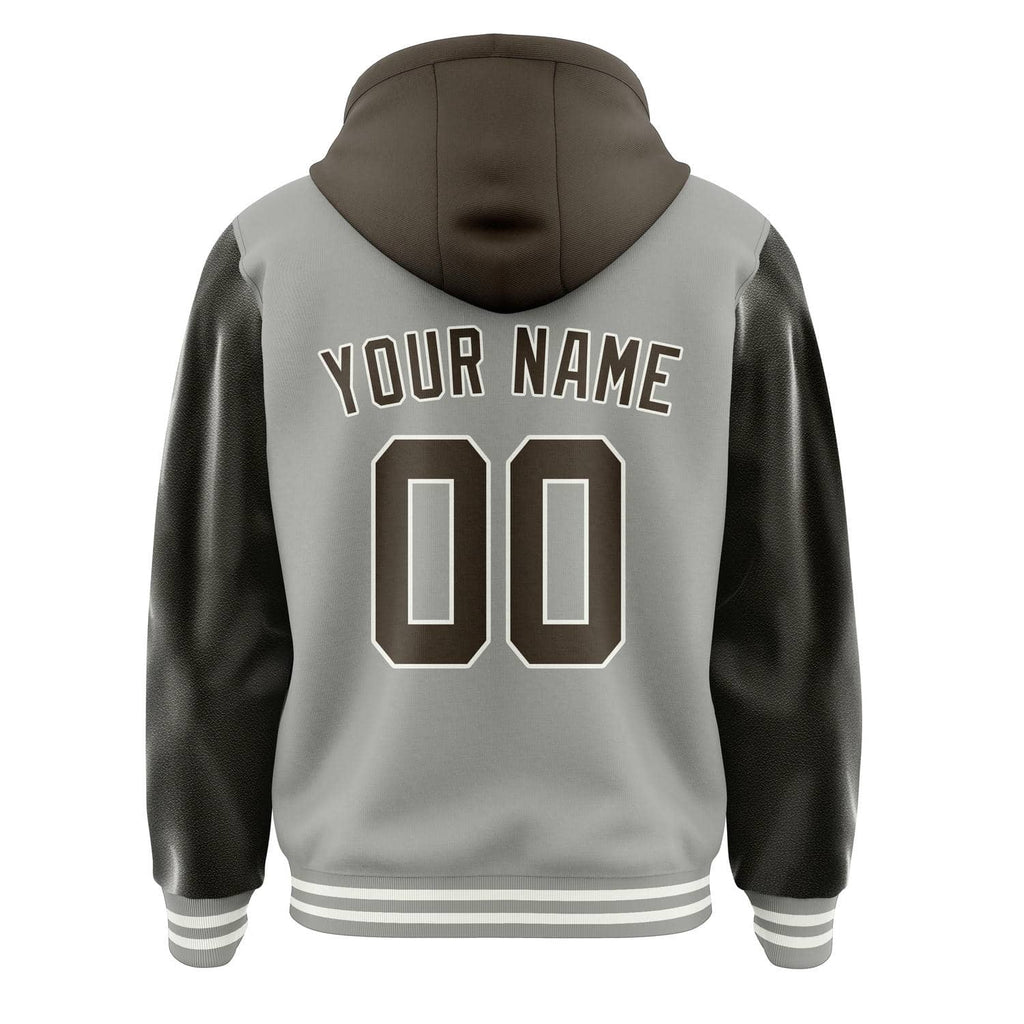 Custom Gray Brown Jacket