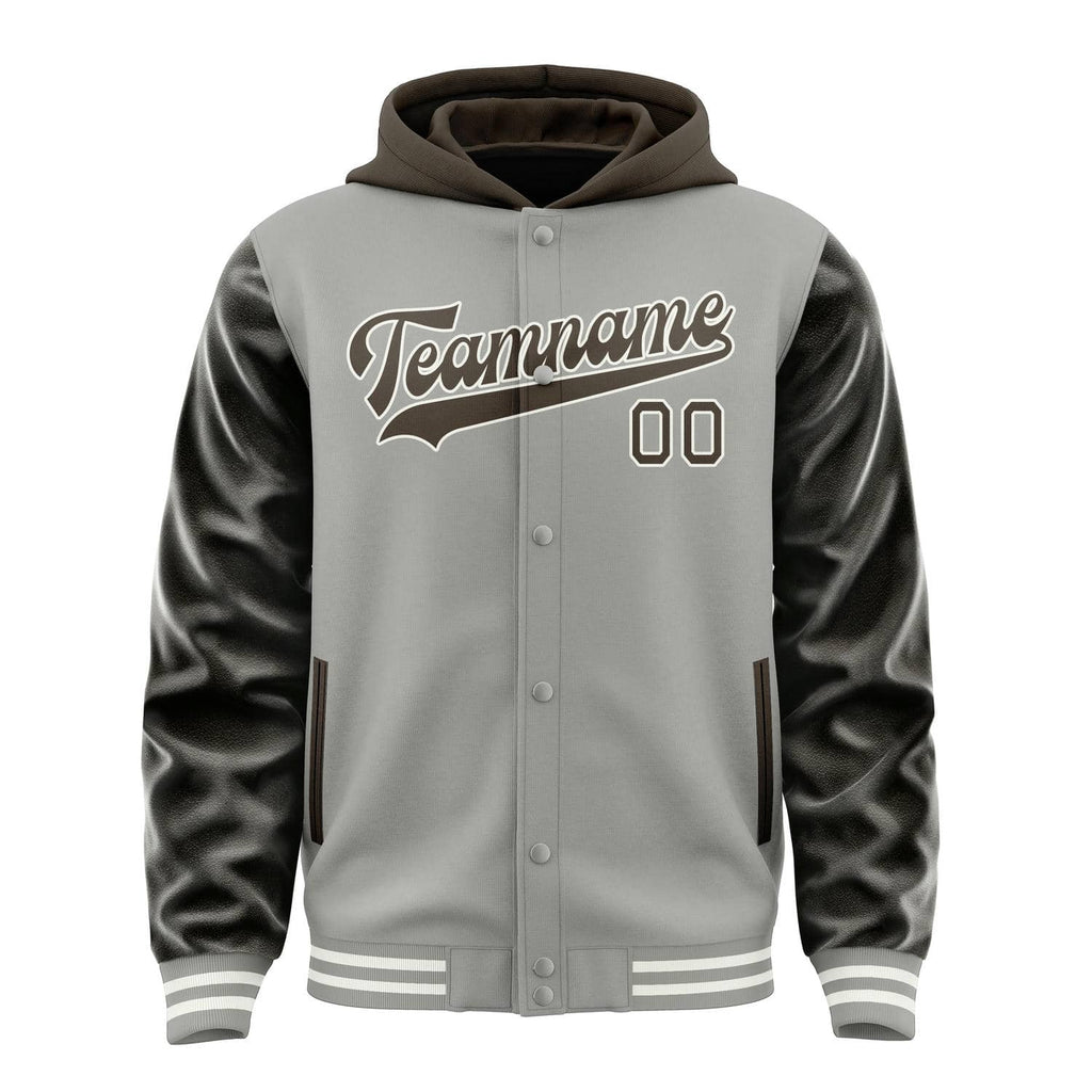 Custom Gray Brown Jacket