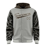 Custom Gray Brown Jacket