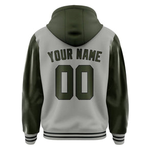 Custom Gray Olive Jacket