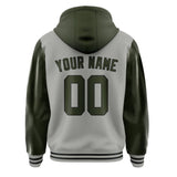 Custom Gray Olive Jacket