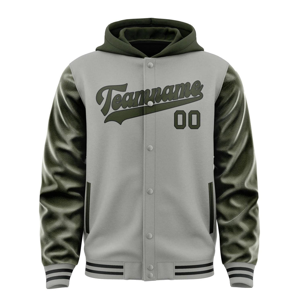 Custom Gray Olive Jacket