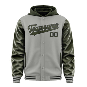 Custom Gray Olive Jacket