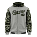 Custom Gray Olive Jacket