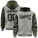 Custom Gray Olive Jacket