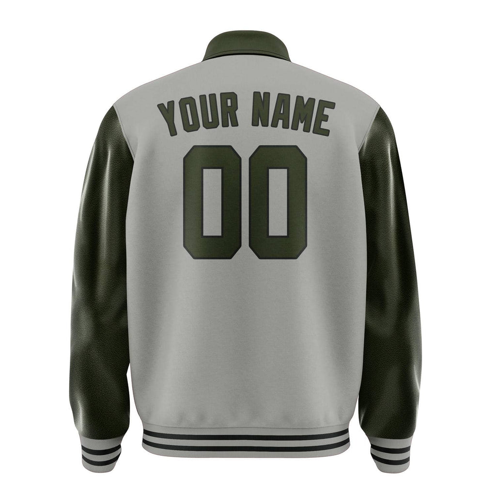 Custom Gray Olive Jacket