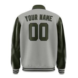 Custom Gray Olive Jacket