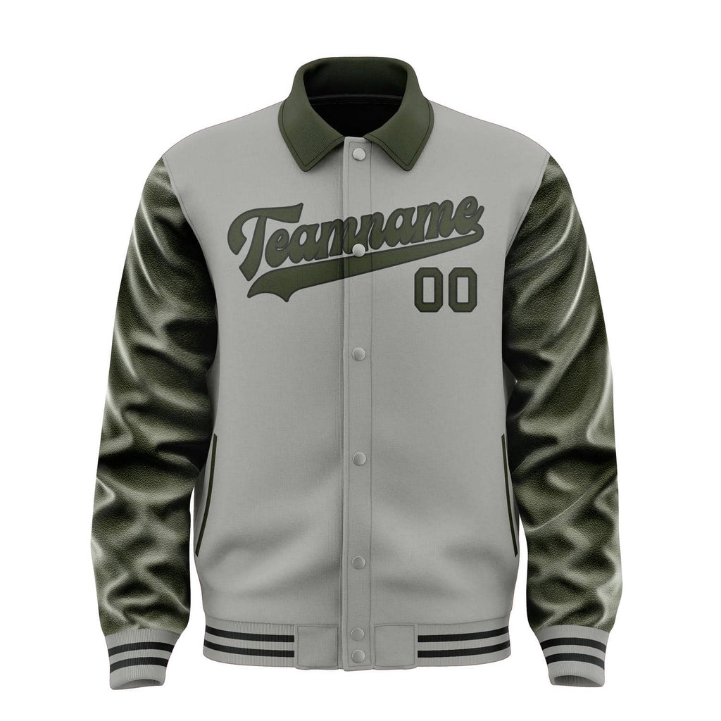 Custom Gray Olive Jacket