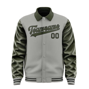 Custom Gray Olive Jacket