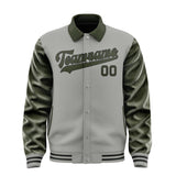 Custom Gray Olive Jacket