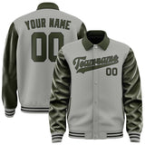 Custom Gray Olive Jacket