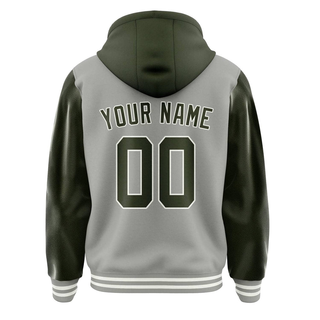 Custom Gray Olive Jacket