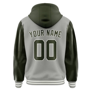 Custom Gray Olive Jacket