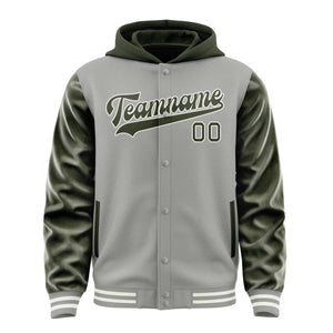 Custom Gray Olive Jacket