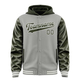 Custom Gray Olive Jacket