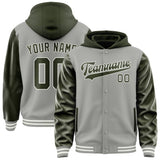 Custom Gray Olive Jacket