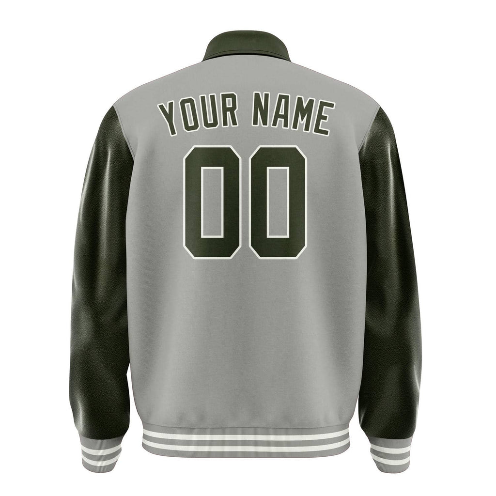 Custom Gray Olive Jacket