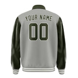Custom Gray Olive Jacket