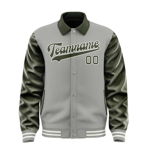 Custom Gray Olive Jacket
