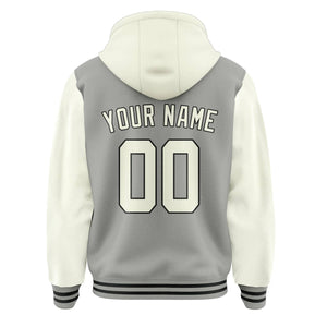 Custom Gray Cream Jacket