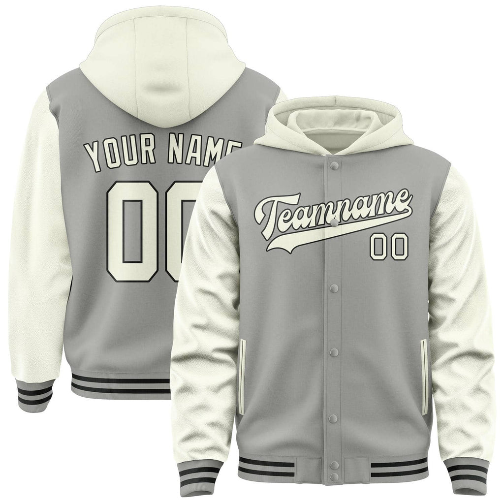 Custom Gray Cream Jacket