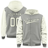 Custom Gray Cream Jacket