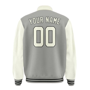 Custom Gray Cream Jacket