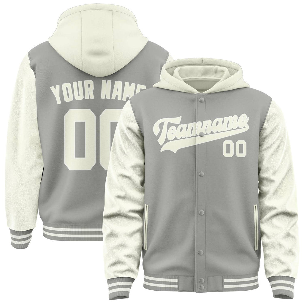 Custom Gray Cream Jacket