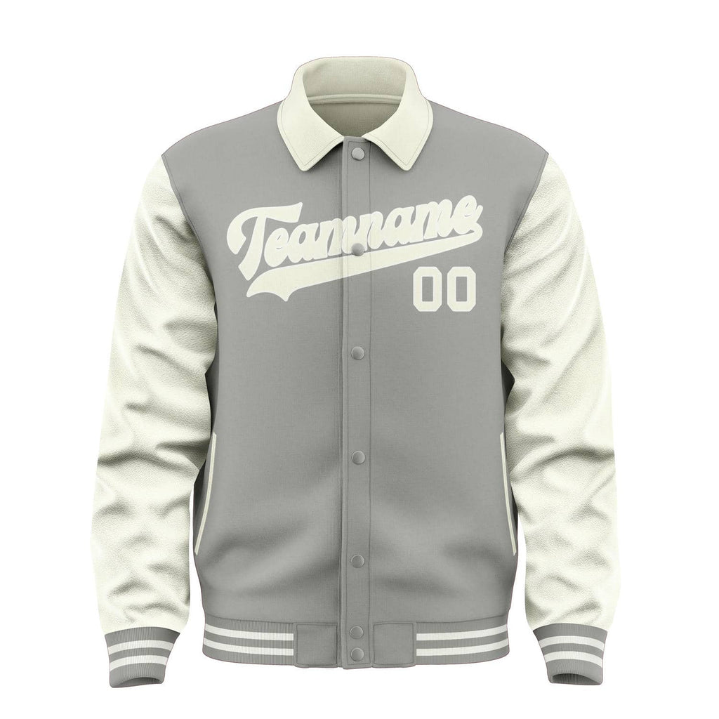 Custom Gray Cream Jacket