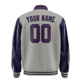 Custom Gray Purple Jacket