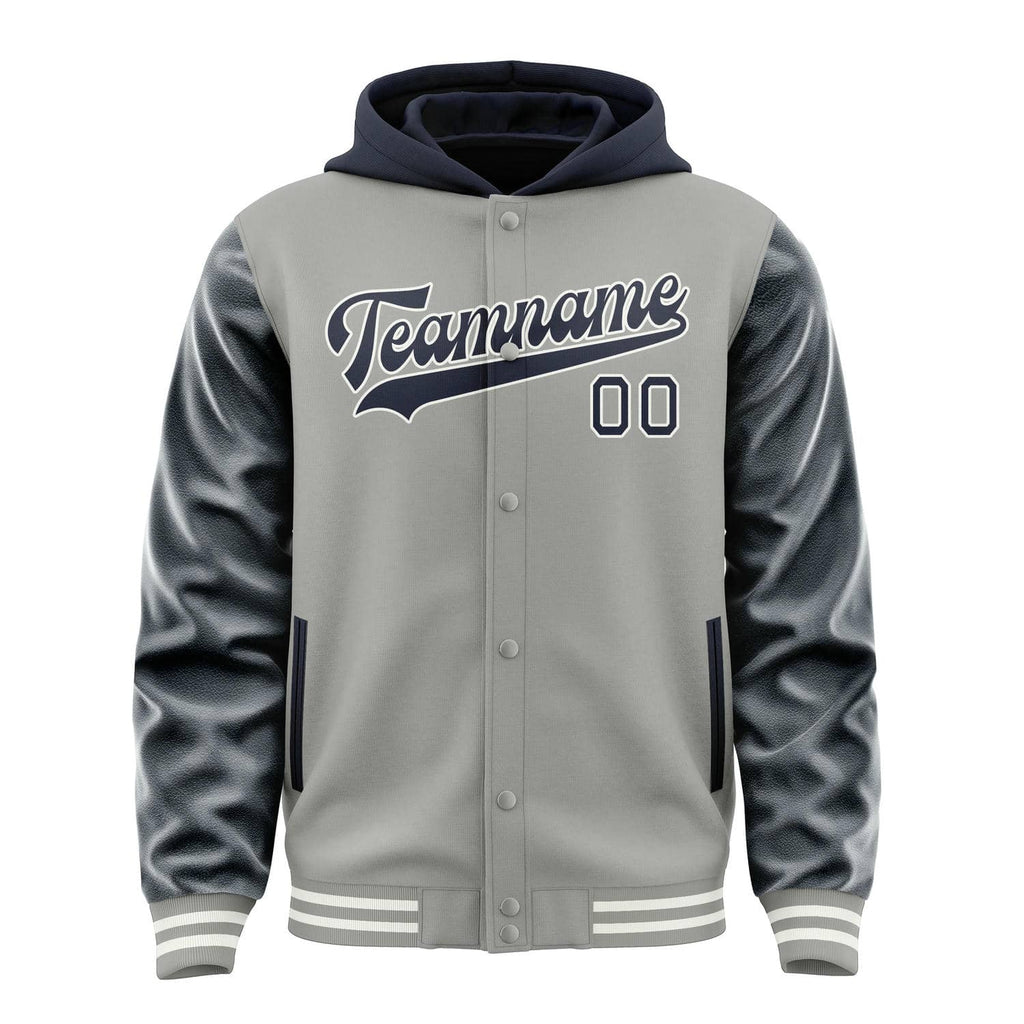 Custom Gray Navy Jacket