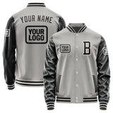 Custom Gray Black Jacket
