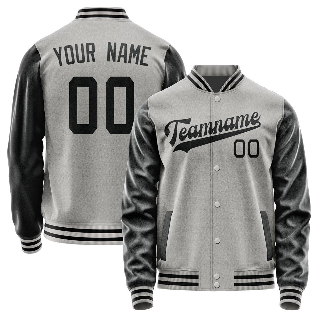 Custom Gray Black Jacket JA0404170417B31717