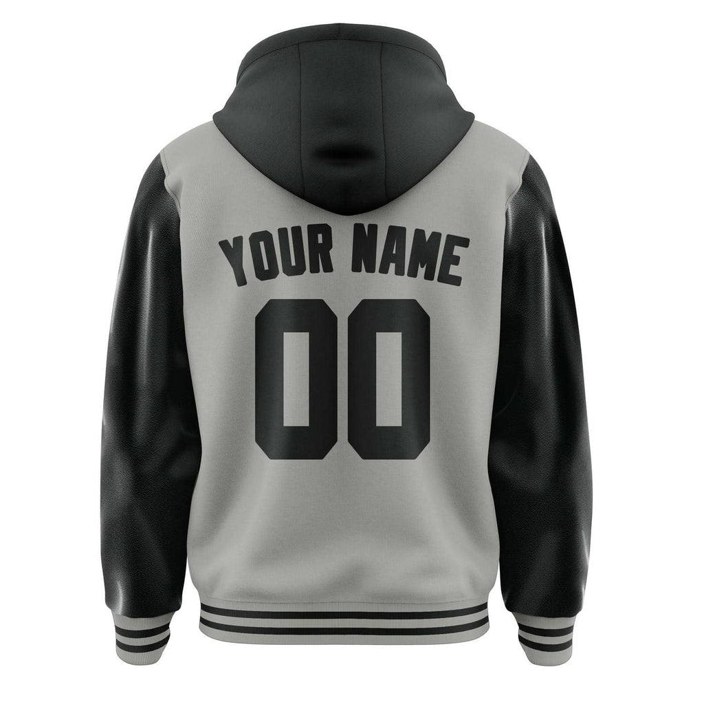 Custom Gray Black Jacket