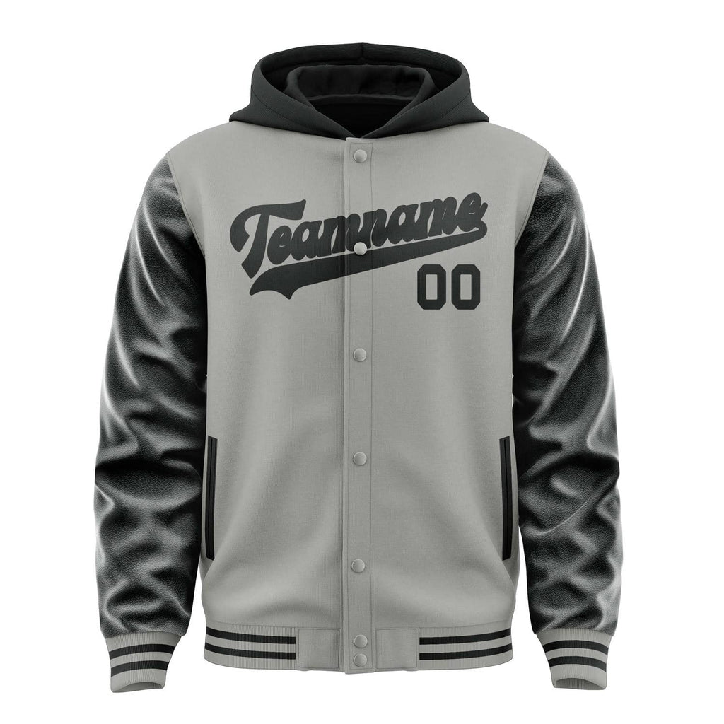 Custom Gray Black Jacket